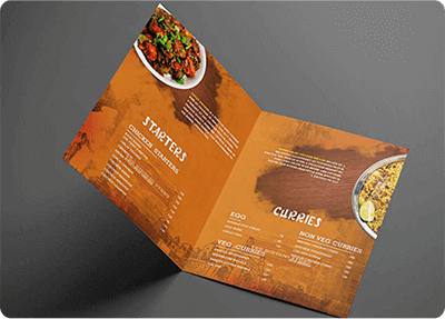 The Biryani story menu