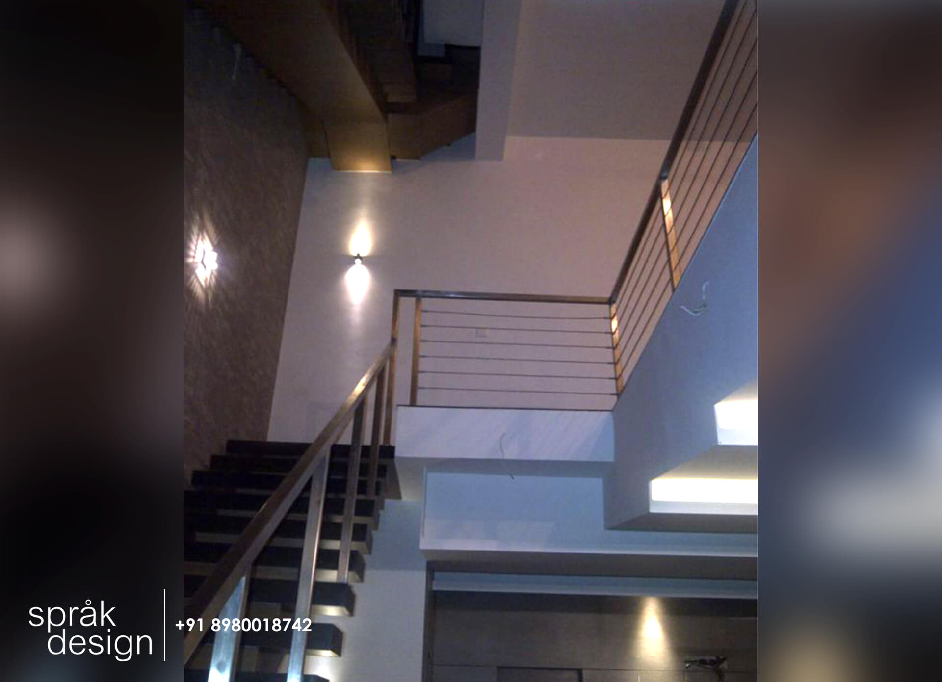 palbhoomi residence architecture and interior design inside staircase