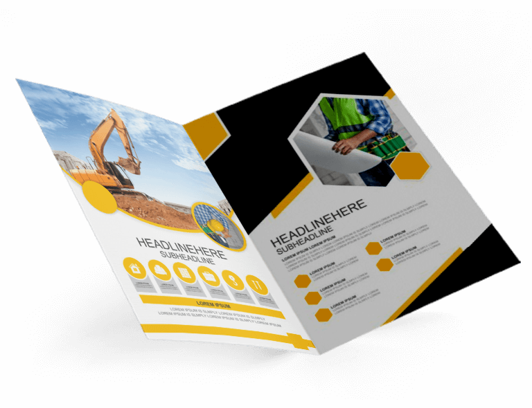 construction brochure design 1