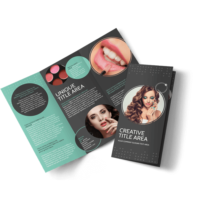 Beauty Salon Brochure Design copy