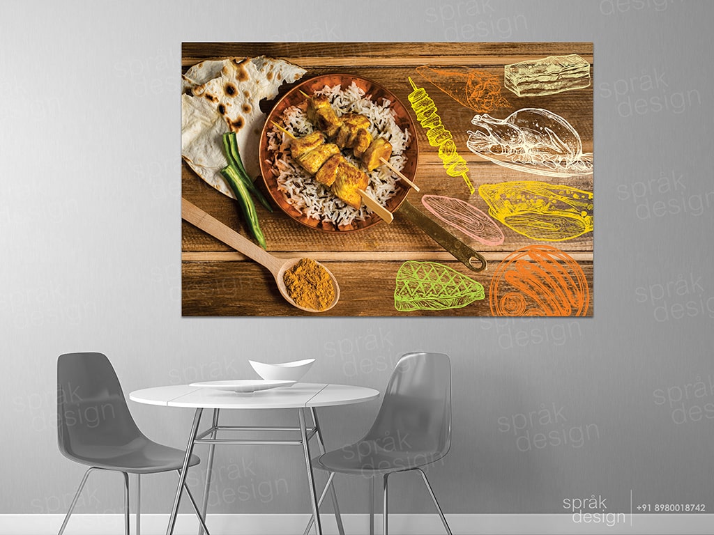 The Kebab House Wall Design For Restaurant