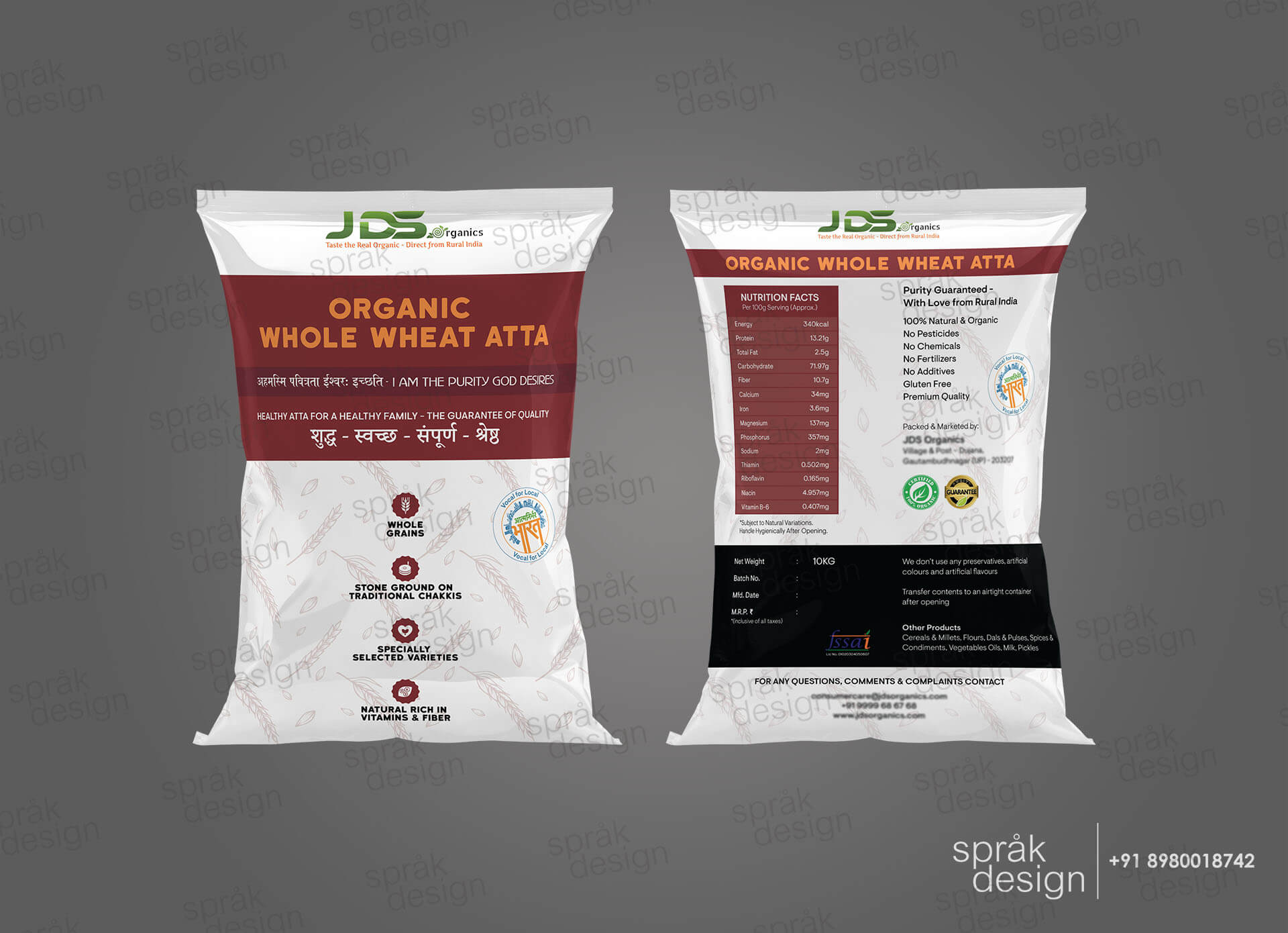 JDS Packaging Design For Flour