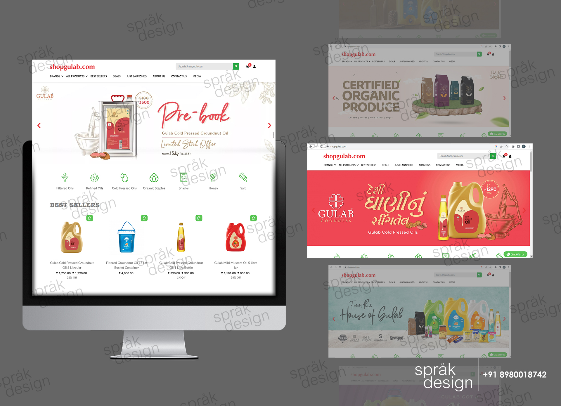 Shopgulab Web Design