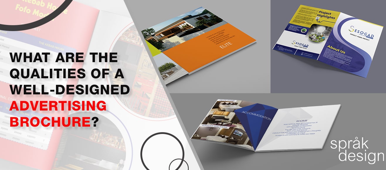 What are the Qualities of a Well-Designed Advertising Brochure?