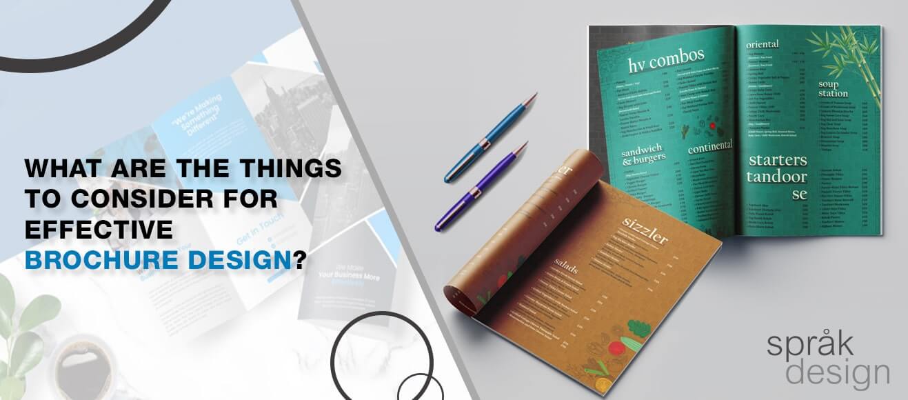 What Are The Things To Consider For Effective Brochure Design?
