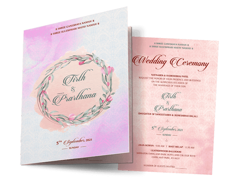 wedding card invitation design